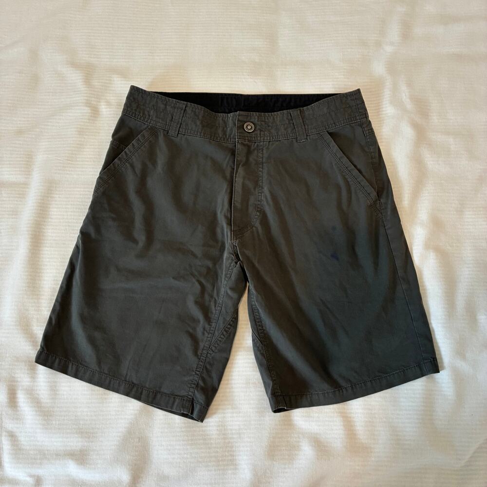 KUHL Renegade 10" Shorts Mens 32 Gray 5095 Hiking Stretch Performance
